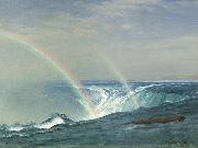 Albert Bierstadt Home of the Rainbow, Horseshoe Falls, Niagara oil on canvas